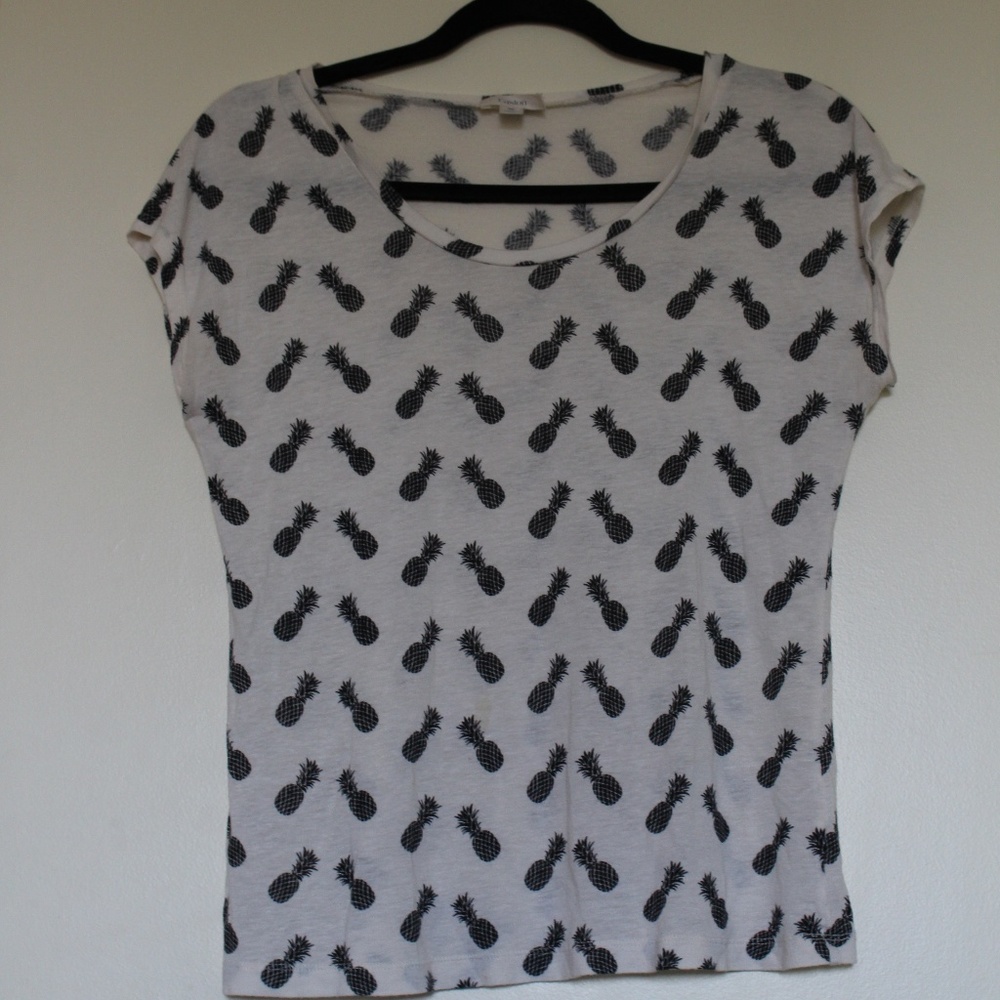 Pineapple Print Tee